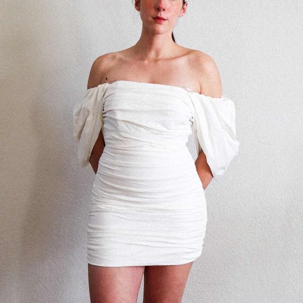 Do+Be White Mini Dress
